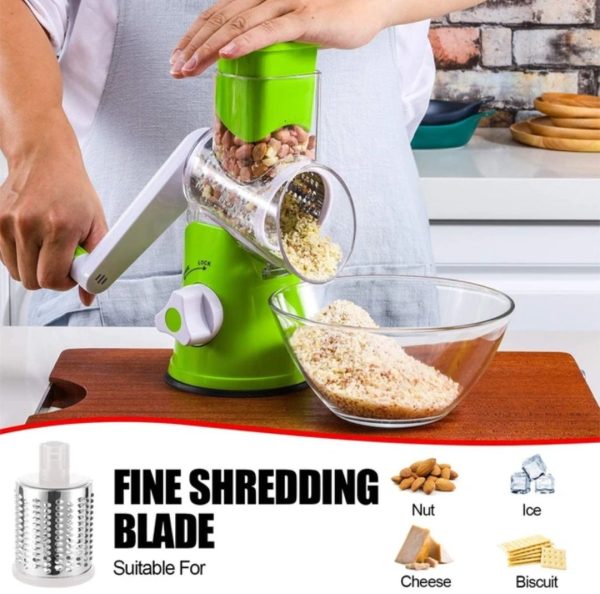 "3-in-1 Drum Vegetable Cutter"